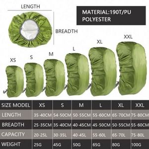 Funda Impermeable para Mochila de Exterior, Colorida, con Logotipo Personalizado, Venta al Por Mayor - Product Image 2