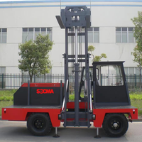Nouveau chariot élévateur latéral de 6 tonnes avec moteur diesel Euro V de 90 kW, mât à trois étages, hauteur de levage de 3500 mm