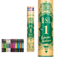 Ballon de badminton RSL No.1 Professional Team Training Taiwan Cigu Duck Feather 2 Layer Speed 77 Super Durable