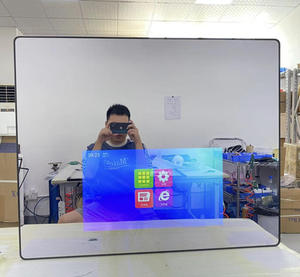 Interactivo 32/43/49/55/65 pulgadas pantalla táctil Fitness LCD espejo mágico impermeable baño publicidad TV IP65 clasificado - Product Image 1