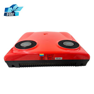 Nouveau design 2025 Climatiseur de toit électrique intégré 12V 24V avec fonctions de refroidissement et de chauffage pour camping-cars, véhicules utilitaires et camions - Product Image 2