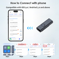 Z6 Mini enregistreur vocal Android iOS App prend en charge le fonctionnement à un bouton USB rechargeable pour les réunions confidentielles