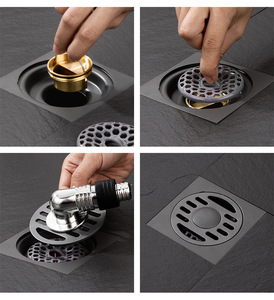 Griglia <span class=keywords><strong>di</strong></span> <span class=keywords><strong>Scarico</strong></span> <span class=keywords><strong>per</strong></span> <span class=keywords><strong>Lavabo</strong></span> e Lavatrice in Acciaio Inox 304 Design Moderno Grigio Canna <span class=keywords><strong>di</strong></span> Fucile - Product Image 4