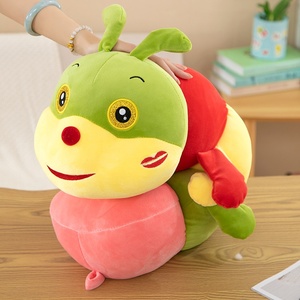 Almohada edredón dos en uno juguete de peluche oruga coche almohada con muñeca para dormir manta de descanso edredón de aire acondicionado - Product Image 3
