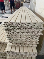Panel Dinding WPC Berbahan Kayu, Beralur, Tahan Air, Dekoratif untuk Interior dan Eksterior Rumah, Hotel, Kantor