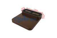 Ventouse à vide marron 132*54*29mm, taille 1/3, blocs de ventouses CNC pour centres de traitement CNC PTP