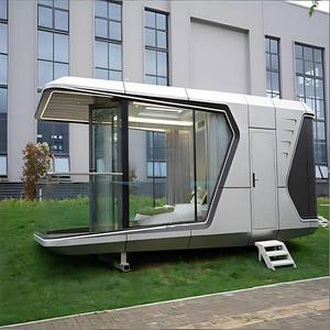 Casa Cápsula Espacial Panorámica de Lujo 2026, Casa Modular Prefabricada con Estructura de Acero y Aleación de Aluminio para <span class=keywords><strong>Hotel</strong></span>, Resort, Oficina, Villa - Product Image 4