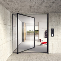 Porte patio coulissante multi-glissières, portes coulissantes en aluminium, porte patio pliante, nouveau modèle, porte pivotante en verre extérieur