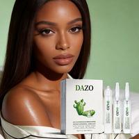 Sérum Quotidien Coréen Apaisant et Hydratant pour le Visage et le Corps à l'Extrait de Cactus, Thé Vert, Aloe Vera et Acide Hyaluronique, Sans Parabènes, Réparateur et Éclaircissant
