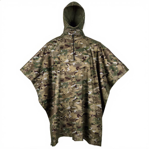 Chaqueta Impermeable Ligera con Capucha Vanda Tactical Camo Ripstop para Senderismo y Camping al Aire Libre - Product Image 2