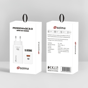 Cargador de Batería de 100W con Carga Rápida USB-C para iPhone, Samsung, OnePlus y Teléfonos Apple - Product Image 5