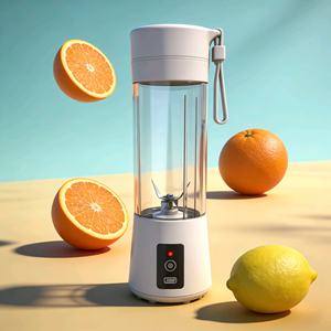 Portable <b>Mini</b> Blender 400ml Quiet Version, 6 304 Stainless Steel Blades for Homemade Smoothies - Product Image 1