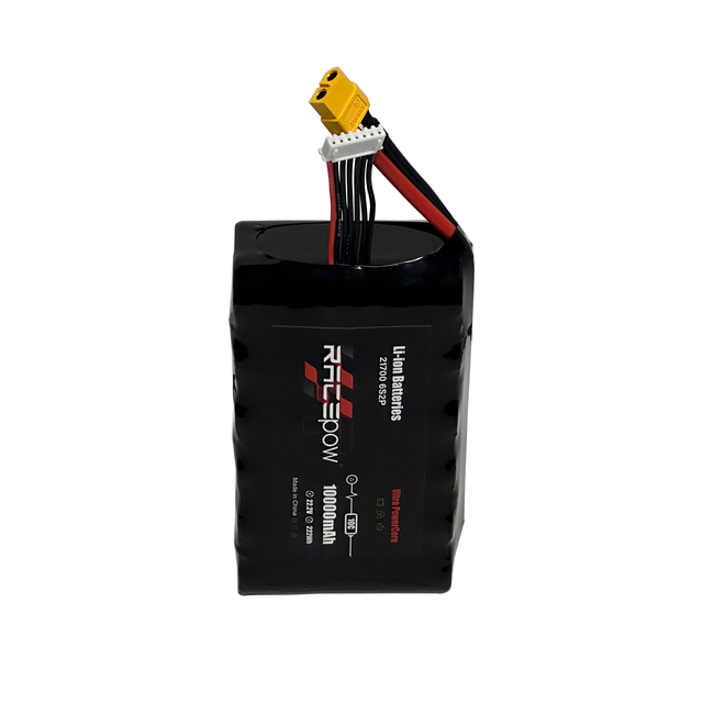 Fpv Drone Battery Pack 10000mah 20000mAh 6s2p 6s4p 21700 22.2V 10C Lithium Battery Pack for FPV 7inch 10inch Drone Ebike Battery