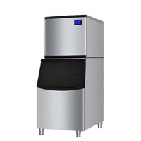 Machine à glaçons professionnelle en acier inoxydable de 200 kg, machine à glaçons en blocs pour les restaurants et les entreprises