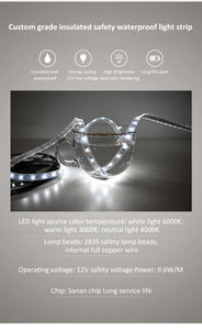 Настенное прямоугольное зеркало из алюминиевого сплава, 3000 К, 4000 к, 6000 К - Product Image 5