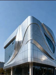 Panneaux de mur-rideau en aluminium modernes anodisés anti-corrosion pour l'extérieur des bâtiments - Product Image 6