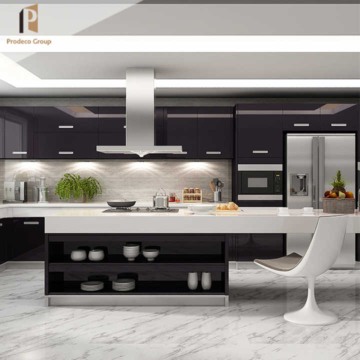 Modern Island Kitchen Design - Custom Cabinets & More