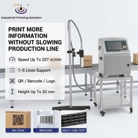 Imprimante de marquage à jet d'encre CIJ industrielle 227 M/min pour le marquage de lignes de production à haute vitesse d'extrusion de fils et de câbles