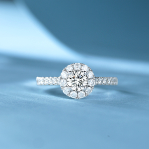 Anillos de Moda al por Mayor, Oro Blanco Sólido de 18K, Diamantes Naturales, Joyería Fina, Impresionante Anillo Clásico para Mujer, Compromiso, Fiesta, Navidad - Product Image 3