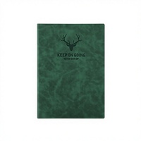 Carnet personnalisé A5 à couverture souple en cuir PU, carnet de bureau professionnel avec logo, carnet A5 en cuir souple