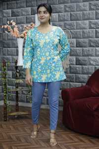 ชุดสูทคอตตอนแท้สำหรับผู้หญิง100% พร้อม patiala salwar ซื้อจากผู้ผลิตที่มีคุณภาพระดับพรีเมียมอินเดีย - Product Image 4