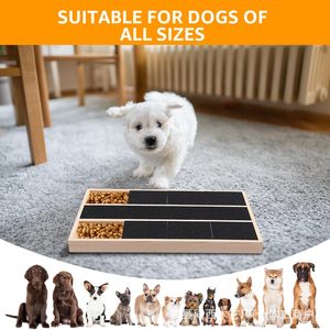 Wooden Pet <b>Scratching</b> Board With Storage Compartments Anti Slip Surface For Cats And Dogs - Product Image 3
