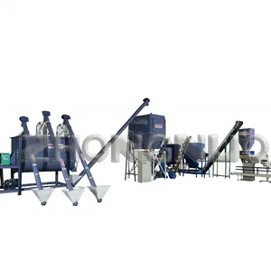 3-5T/H Simple Chicken cow pig Feed Corn hammer mill Machine Feed pellet Making Machine Line