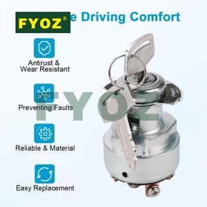 Remplacement de l'interrupteur à clé de démarreur d'allumage pour 1E013-63590 1E013-63592 183827 Compatible avec <span class=keywords><strong>Kubota</strong></span> 600 D850 D950 D722 D905 - Product Image 5