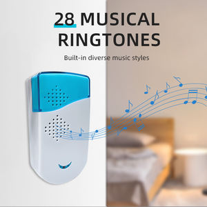 Fabricant FCC <span class=keywords><strong>Sonnette</strong></span> standard <span class=keywords><strong>avec</strong></span> 28 sonneries <span class=keywords><strong>Carillon</strong></span> Aucun câblage nécessaire <span class=keywords><strong>Sonnette</strong></span> de porte de sécurité domestique sans <span class=keywords><strong>fil</strong></span> - Product Image 3