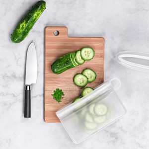 Bolsa Reutilizable Ecológica de Silicona para Almacenamiento de Alimentos, Hermética, a Prueba de Fugas, para Cocina, Congelador, Apta para Microondas - Product Image 4