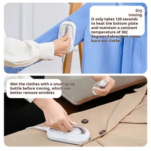 Plancha de Vapor Portátil Plegable para Uso Doméstico, Doble Voltaje, Mini Plancha de Vapor de Mano para Ropa - Product Image 4