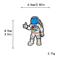 Offre Spéciale : Patchs Brodés Thermocollants sur le Thème de l'Espace, des Planètes, des Astronautes, des Soucoupes Volantes, des Dirigeables et des Fusées