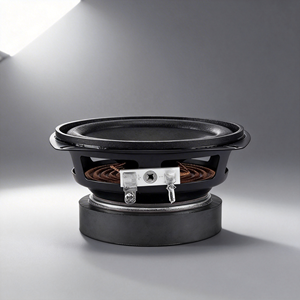 Haut-parleur carré large bande de 4 pouces (105 mm) à montage sur panneau, 25 W, sensibilité 83 dB, 100 Hz-16 kHz, <span class=keywords><strong>aimant</strong></span> écologique, 4 bornes à souder - Product Image 1