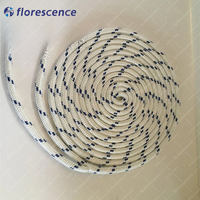 Ligne d'amarrage en nylon double tressé haute résistance, tailles 3/8" à 3/4", longueurs de 15 à 35 pieds, multicolores avec emballage personnalisé