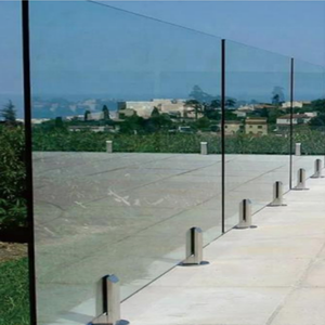 ZRG Glass and <strong>Steel</strong> Combination <strong>Railing</strong> for Industrial Style Interior <strong>Designs</strong> - Product Image 1