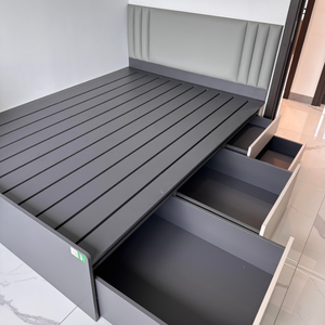 <span class=keywords><strong>Letto</strong></span> Sospeso Moderno Minimalista in Legno Chiaro con Illuminazione a LED Integrata, Design a Basso Profilo per Camera <span class=keywords><strong>da</strong></span> <span class=keywords><strong>Letto</strong></span> Contemporanea - Product Image 4