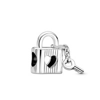 Nouveaux enfants alliage éternel amour serrure Mickey Minnie chanceux trio bracelet à bricoler soi-même collier pendentifs