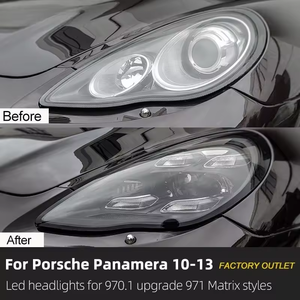 Faros Delanteros de Cuatro Luces de Conversión de Antiguos a Nuevos, 12V 6000K 36W 6000 lm para Panamera 2010-2013 970.1/971, Reequipamiento/Actualización de Luces - Product Image 5