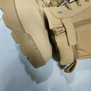 Botas de Desierto TSB09 de Microfibra PU y Cuero Sintético Color Arena Negra con Cierre Lateral y Orificios de Ventilación Transpirables, Zapatos Parashot - Product Image 2