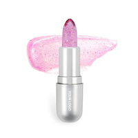 Baume à lèvres hydratant et nourrissant de haute qualité à la vitamine E, changeant de couleur en rose, effet brillant