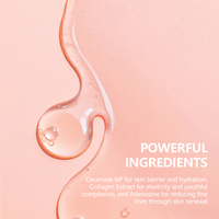 Masque facial pelable d'emballage de nuit de marque privée collagène hydrolysé pour masque facial et corporel en peau de verre sans pores