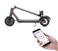 Trottinette électrique pliable pour adultes CT-M1, moteur sans balais, pneus de 8,5 pouces, longue autonomie, trottinette électrique portable pour les trajets quotidiens avec éclairage LED