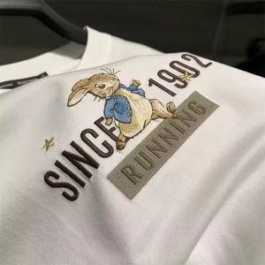 Camisetas Personalizadas para Homens com Bordado OEM, Impressão em Algodão, Camiseta de Alta Qualidade com Bordado <span class=keywords><strong>3D</strong></span> - Product Image 4