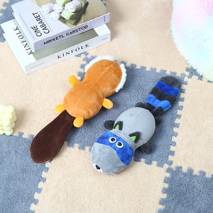 Hot Sale Soft Dog Factory Direct Supplier Custom <b>Plush</b> Interactive Toy Good Quality fox Squirrel Raccoon Dog Pet Toy - Product Image 2