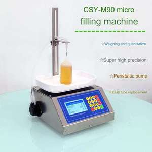 CSY-M90-0-50ml Small Automatic Peristaltic <b>Pump</b> Liquid Filling Machine Perfume Weighing Filling Machine Oral Liquid Solution - Product Image 2