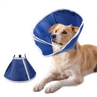 Collier de récupération pour chien et chat en tissu non tissé, anti-léchage, doux, respirant, réglable, pour protection post-opératoire, vente en gros