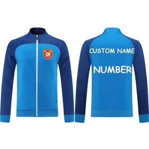 Sıcak satış tam fermuar futbol giyim futbol eğitimi eşofman takımı özel erkek koşu eşofman futbol eşofman - Product Image 4