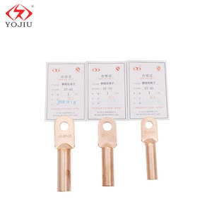 Yojiu Copper Wire Lugs DT-630 DT-800 DT-1000 Tinned Copper Terminal For Electrical Connections - Product Image 3