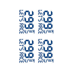 Tatuaggi Semipermanenti BXTAT con Succo di Genipa Blu, Disegni di Triangoli, Croci, Linee Terrestri, Let's Race 299 Tachimetro GZ079to84 - Product Image 6