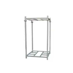 Fabricante Profissional Indústria Rolo Têxtil Amplamente Utilizado Empilhamento Armazenamento Rack Metal Dobrável Pneu Ajustável Rack